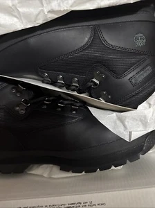 Timberland Grade School Euro Hiker Nubuck Boots Black 96975 h - Picture 1 of 2