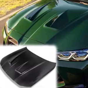 Carbon Fiber Front Hood Vented Bonnet Cover 2022-2025 For BMW M3 G80 M4 G82 - Picture 1 of 20