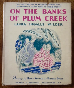 On the Banks of Plum Creek by Laura Ingalls Wilder Sewell - Early (E-Z) HC/DJ - Picture 1 of 11