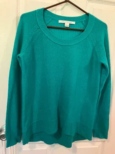 Diane von Furstenberg Turquoise/Green Long slvs Sweater/Pullover/ Top S - Picture 1 of 18
