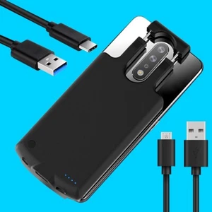 Large Capacity 10000mAh Back Pack Power Station cable f LG V60 ThinQ 5G LM-V600 - Picture 1 of 1