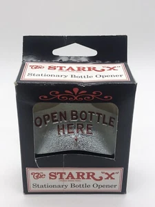The Starr X Wall Mounted Bottle Opener New In Box With Screws - Picture 1 of 6