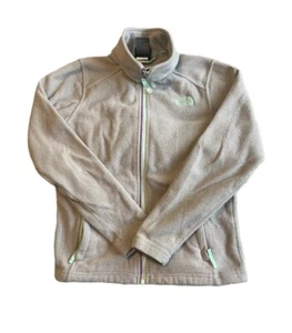 The North Face Girl’s Gray Full Zip Fleece Sweater Jacket Size Small - Picture 1 of 4