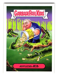 Pegatina Joyless Jeb 2016 Garbage Pail Kids candidato presidencial Jeb Bush - Imagen 1 de 2