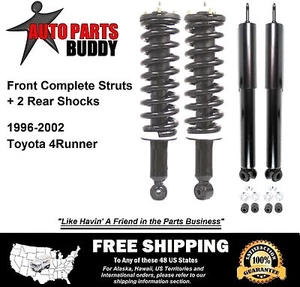 2 Front Complete Struts + 2 Rear Shocks w/Warranty Free Shipping-4Runner 4X4 v6 - Picture 1 of 4