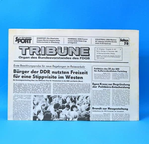 Tribüne 13. November 1989 zum Geburtstag zum Hochzeit 13.11.1989 DDR 13.11.1989 - Bild 1 von 1