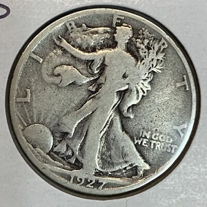 1927-S Walking Liberty Half, Fine. (5865) - Picture 1 of 2