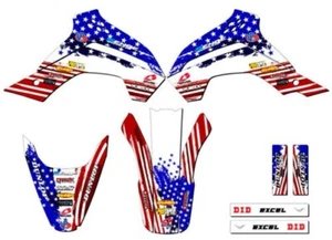 2008-2018 KLX 140 MERICA Usa Senge Graphics Kit Compatible with Kawasaki - Picture 1 of 10