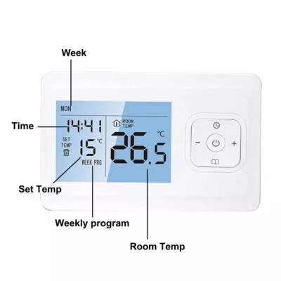 Smart Thermostat WiFi RF Gas Boiler Room Heating Temperature Controller APP - Image 1 of 4