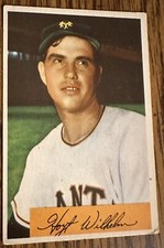 1954 BOWMAN BASEBALL CARD #57 HOYT WILHELM VG/EX