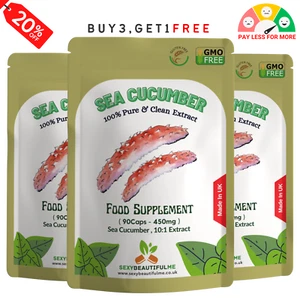 Cápsulas de PEPINO DE MAR 4500 mg - Cápsulas veganas - Salud de las articulaciones - 100% natural y fuerte - Imagen 1 de 5