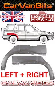 PER HONDA CRV 95-01 ARCO RUOTA POSTERIORE PARAFANGO RIPARAZIONE PANNELLO COPPIA ZINCATO - Foto 1 di 9