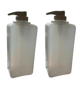 2x Seifenspender Handpumpflasche Waschflüssigkeit Shampoo Nachfüller Bad Dusche 1L - Bild 1 von 12