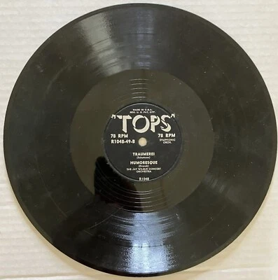 Tops 78rpm Shellac Record - Jay Wilbur / Royal Viennese Orchestra (R1048) VG! - Image 1 of 4