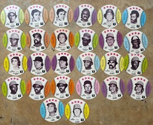 1976 Mlb Players Assoc. 26 Players Coasters
