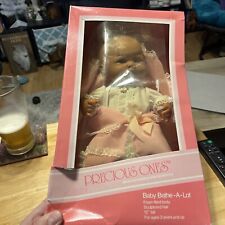 Vtg 1982 Playmates 12" Baby Bathe A Lot ~ Soft Vinyl Doll Drinks Wets w/Clothes