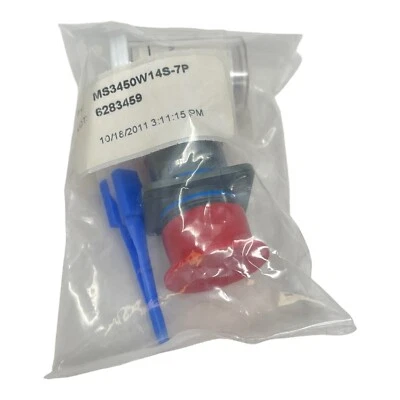 ICC MS3450W14S-7P CONNECTOR w/M3909/29-16-16 NOS NEW OLD STOCK - Image 1 of 3