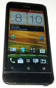HTC One V - 4GB - Black (Virgin Mobile) Smartphone Bad WiFi bubbles in Screen - Picture 1 of 7