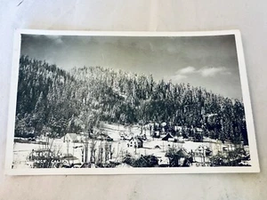 RPPC Postcard Winter Scene Quincy, California #1191 - Picture 1 of 2
