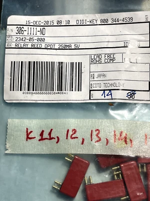 6 COTO Reed Relay 2342-05-000 250MA 5V - Image 1 of 4