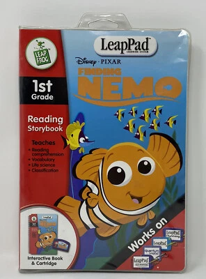 Finding Nemo LeapPad Learning System Leap Frog 1st Grade Reading Storybook - Image 1 of 3