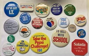 Old Pinback Buttons, Lot of 20 - Picture 1 of 1