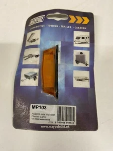 CARAVAN/MOTORHOME/TRAILER  MAYPOLE  MP103 AMBER SIDE INDICATOR LAMP - Picture 1 of 1