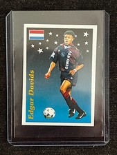 EDGAR DAVIDS AJAX # 189 SUPER FOOTBALL 95/96TOPLOADER ROOKIE SANDWICH STICKER