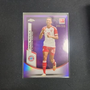 Jamal Musiala 2023-24 Topps Chrome Bundesliga Purple Refractor /299 #83 L32 - Picture 1 of 2