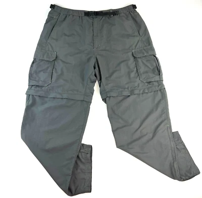 Pantalones REI Convertibles Senderismo Exterior UPF 50+ Gris Impermeable Talla XL 32 Longitud Foto 1 de 4