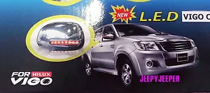 CUBIERTA ESPEJO IMMO CROMO LED TOYOTA HILUX FORTUNER INNOVA MK6 MK7 VIGO 05 - 14 - Imagen 1 de 3