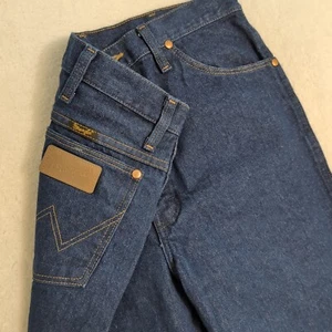 NEW Wrangler Adult Jeans Cowboy Cut 34x34 Made in Mexico Patch Logo - Picture 1 of 8