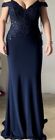 Navy Gino Cerruti Prom Dress- RRP 400 Never Worn Due To Covid Cancelling Prom