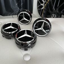 Produktbild - OEM Mercedes-Benz Raddeckel Naben Kappen Satz Schwarz A0004000900 9040