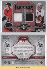 2007-08 Upper Deck Artifacts Tundra Tandems Red /25 Jason Spezza Patrick Eaves