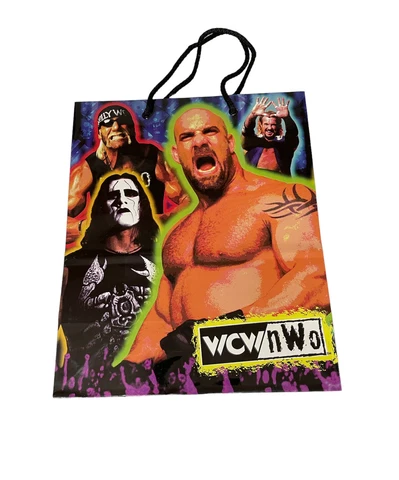 1999 WCW NWO Wrestling Collectible Gift Party Bag Hallmark Vintage Hulk Hogan Cover