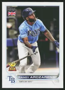 2022 Topps UK Edition Randy Arozarena #79 BASEBALL Tampa Bay Rays - Picture 1 of 2