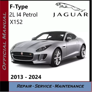 Jaguar F-Typ X152 2L i4 Benzin Werkstatt Service Reparaturanleitung 2013-2024 auf USB - Bild 1 von 9