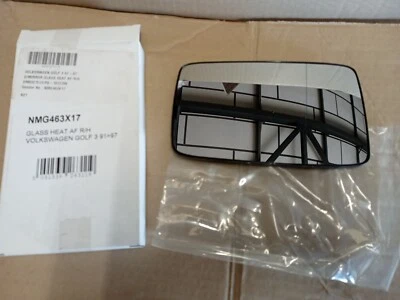 Espejo retrovisor derecho del lado del conductor cristal y placa trasera para Volkswagen Golf mk3 1992-98 Foto 1 de 4