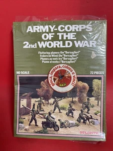 Atlantic HO Scale 1:87 #1571 Army-Corps WW2 Hindus 72 Figures Vintage. Open Box - Picture 1 of 5