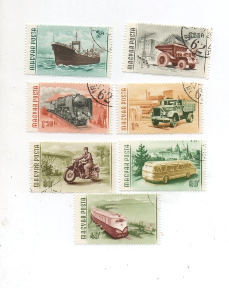 Hungría usado Scott 1141-47 Foto 1 de 1