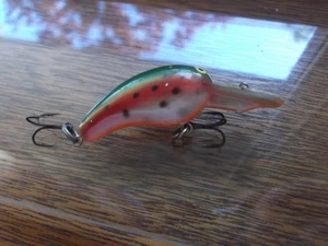 Vecchia trota arcobaleno Bill Norman Deep Tiny N 6 piedi made in USA - Foto 1 di 4