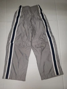 Sonoma Fish Gear Pants Shorts Boys M 5/6 Gray Convertible Zip Off Outdoor Stripe - Picture 1 of 6