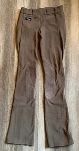 Irideon Tan Suede Knee Patch Equestrian Riding Issential Bootcut Womens M Tights - Picture 1 of 15