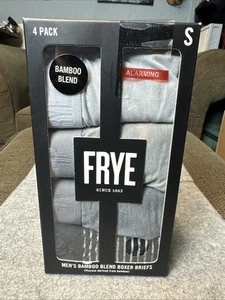 Paquete de 4 calzoncillos boxer Frye mezcla bambú para hombre PEQUEÑOS S multicolores ultra suaves NUEVO - Imagen 1 de 3