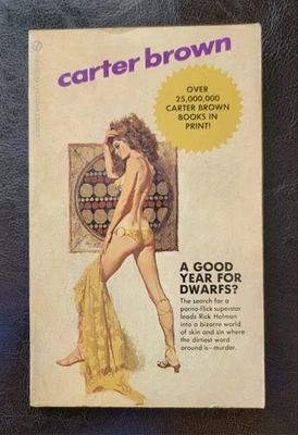 A Good Year For Dwarfs Carter Brown  Signet P4320  1st Print 1970 McGinnis GGA - Image 1 of 4