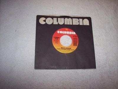 MICK JAGGER--LUCKY IN LOVE / RUNNING OUT OF LUCK  45    #1283 - Image 1 of 4