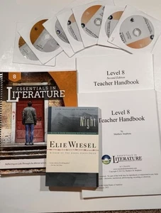 Essentials in Literature Level 8 Grade 8 Homeschool Reading Curriculum - 3 Books - Picture 1 of 1