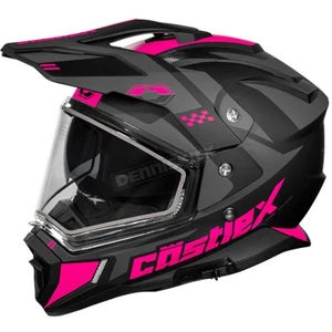 Castle X Matte Pink Glo CX200 Dual Sport Wrath Snow Helmet - 36-18182 - Picture 1 of 3