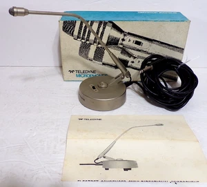Vintage Teledyne Japan EO-310 Omni-directional Electret Condenser Microphone - Picture 1 of 5